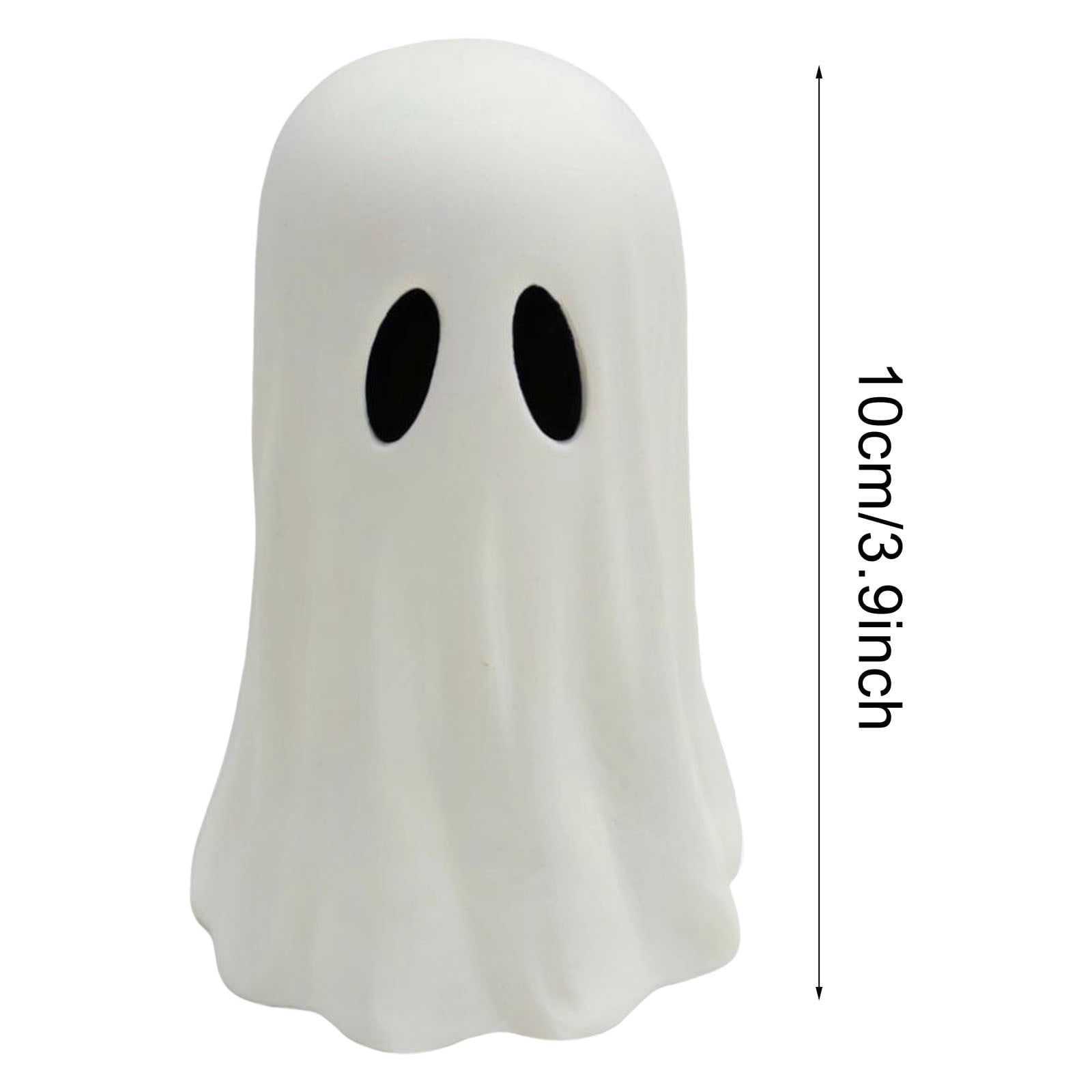 Halloween Ghost Figurine - Spooky Resin Ghost Statue, Cute Halloween Decorations Indoor for Tabletop Home Decor Party Gifts