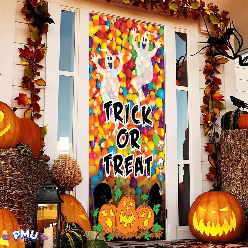 PMU Halloween Microwave Door Decoration 12in x 24in (1/pkg) Pkg/1