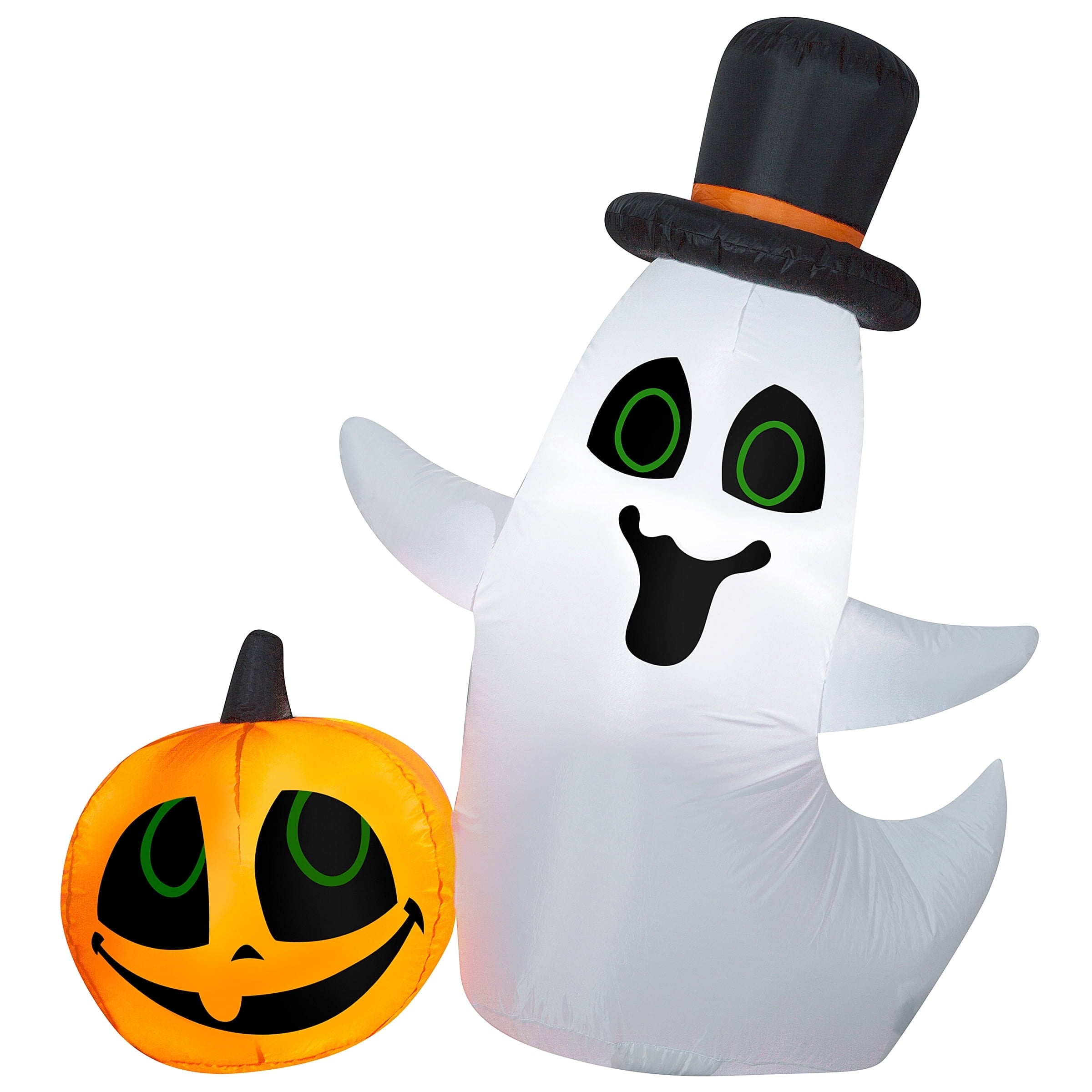 National Tree Company Halloween Inflatable Ghost, LED Lights, 4 Foot