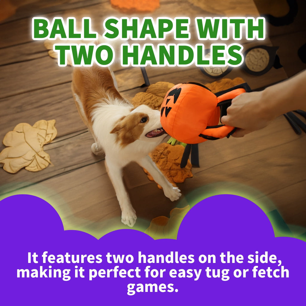 All For Paws Halloween 4-Pack Dog Toy Set - Gift Box Includes Dog Lick Mat, Puppy Squeaky Firehose Toy, Latex Dog Chew Toy & Dog Treat Dispenser
