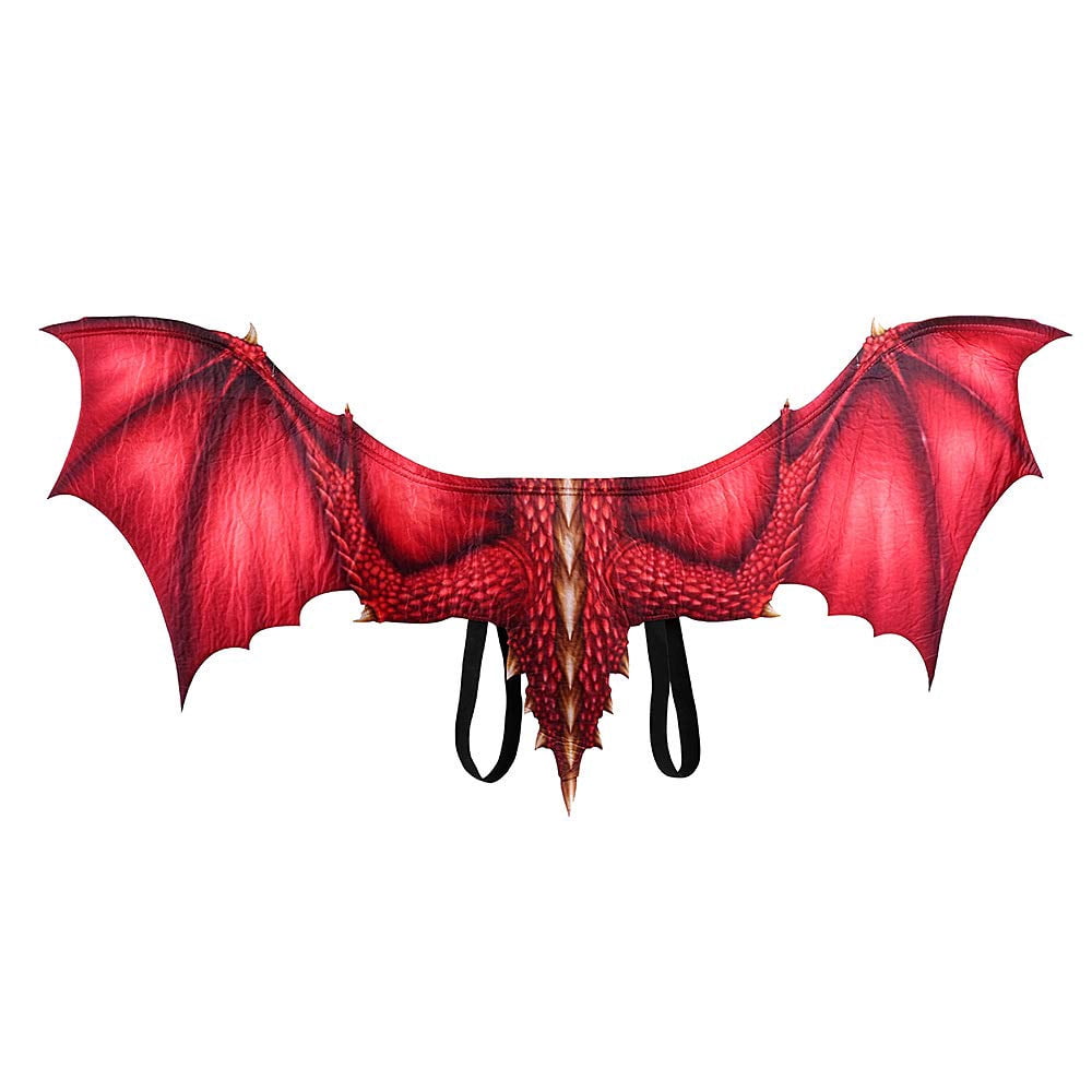 Men's Full Body Dragon Costume Bodysuit with Wings,Mask,Tail,Halloween Dragon Muscle Animal Catsuit Costume