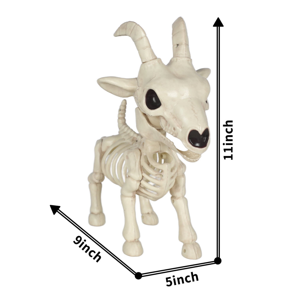 Seasons Skeleton Pygmy Goat Halloween Decoration for Crazy Bonez Skeleton Line