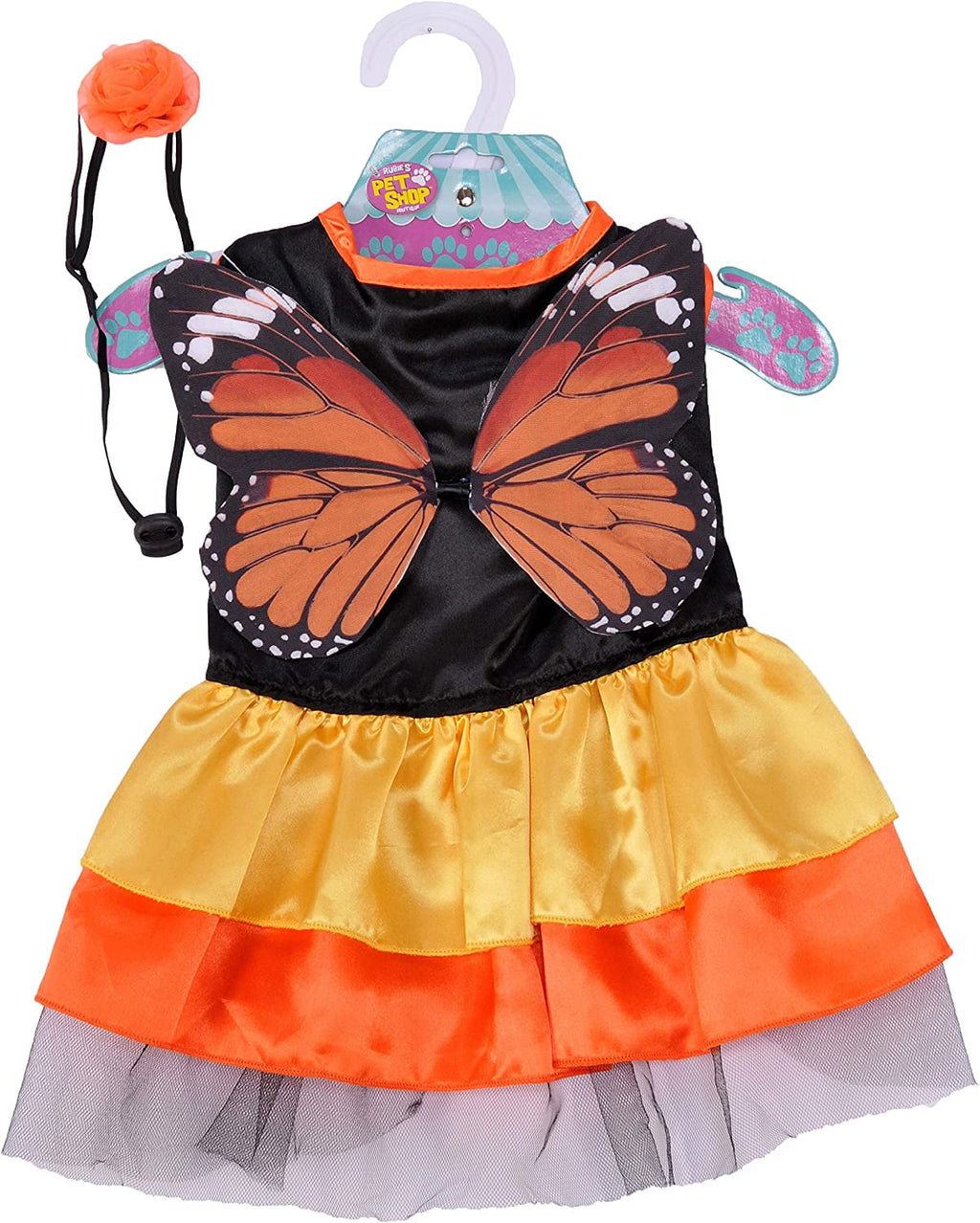 Rubies Monarch Butterfly Pet Costume for Dogs or Cats, Small