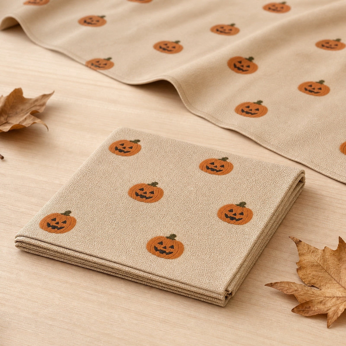 Guvpev Halloween Flannel Throw Blanket, 39.4" x 27.6" Soft Plush 3D Pumpkin Printed Decorative Blanket for Couch, Bed, Travel, Living Room, Cozy Fall Holiday Home Accent