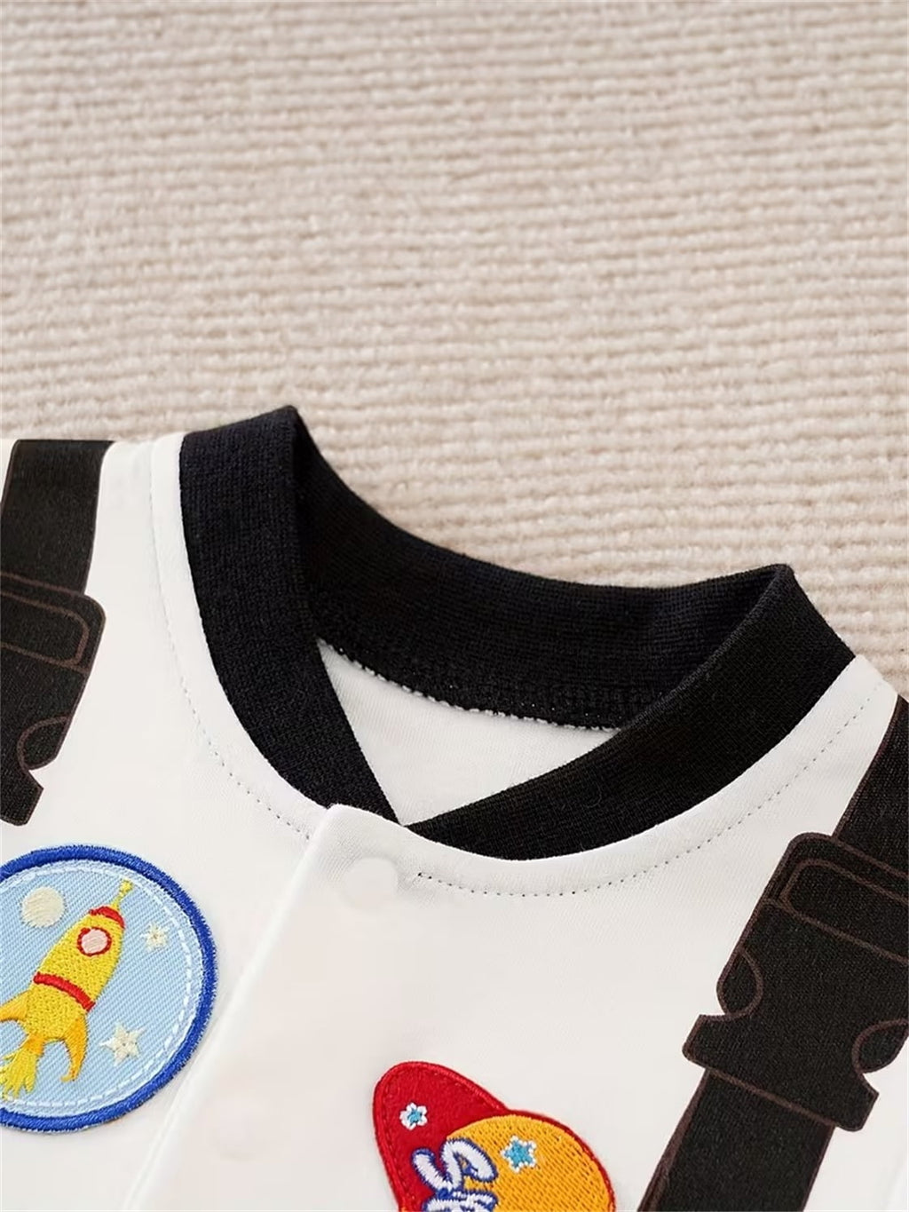 WIBACKER Baby Infant Boy Armor Printed Outfits 100% Cotton Newborn Boy Cosplay Party Jumpsuit Halloween Christmas Rompers