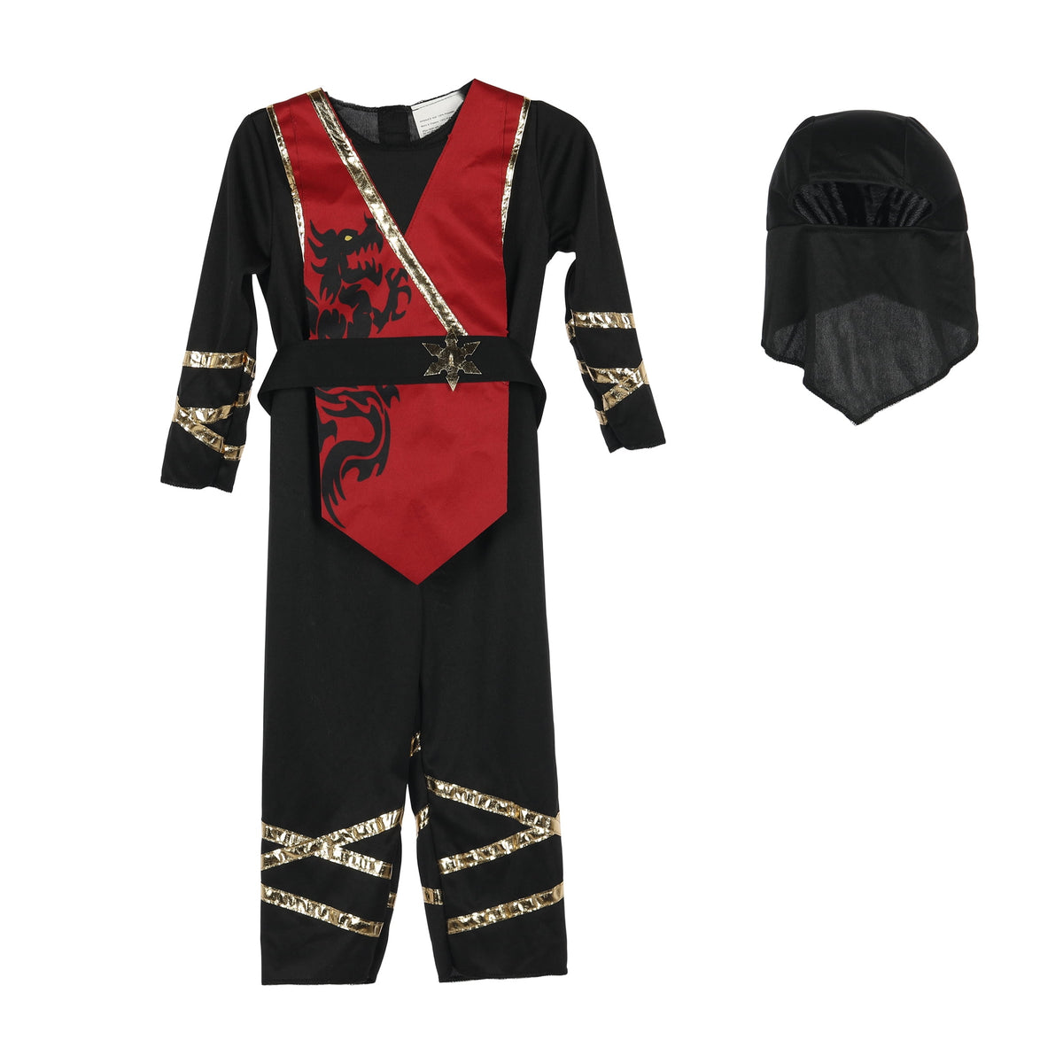 Dragon Ninja Halloween Costume for Toddler, Size 2T, by Way to Celebrate
