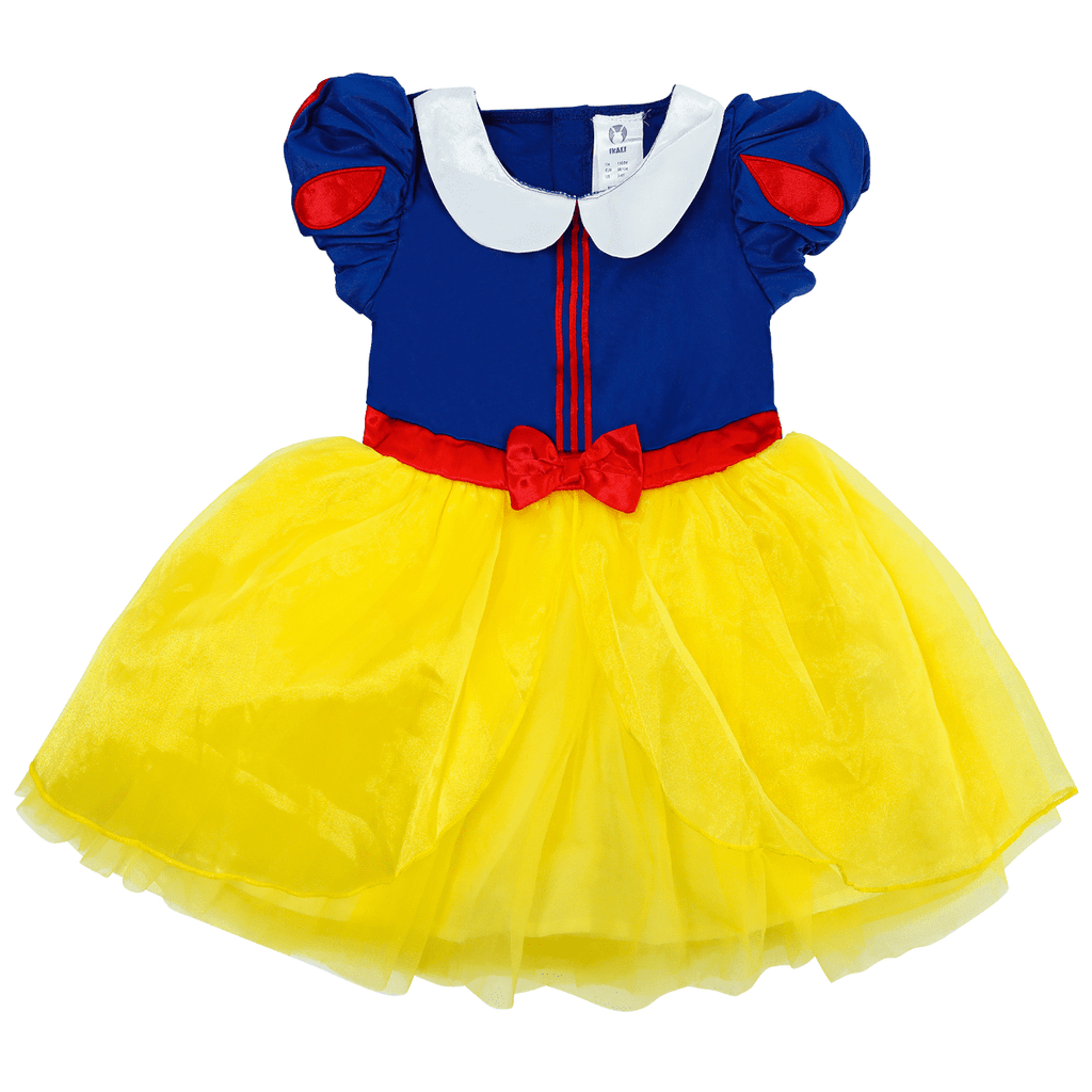 IKALI Baby Girls Princess Costume Dress up Clothes, Toddler Tutu Blue Outfit for Birthday Party 6M-4T