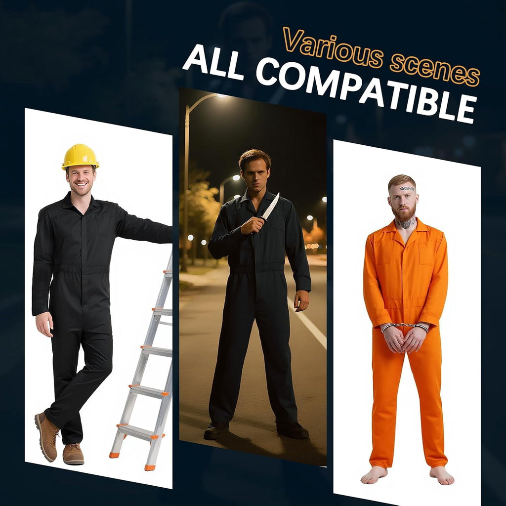 Blue Adult Jumpsuit Coveralls Halloween Michael Myers Costume for Men