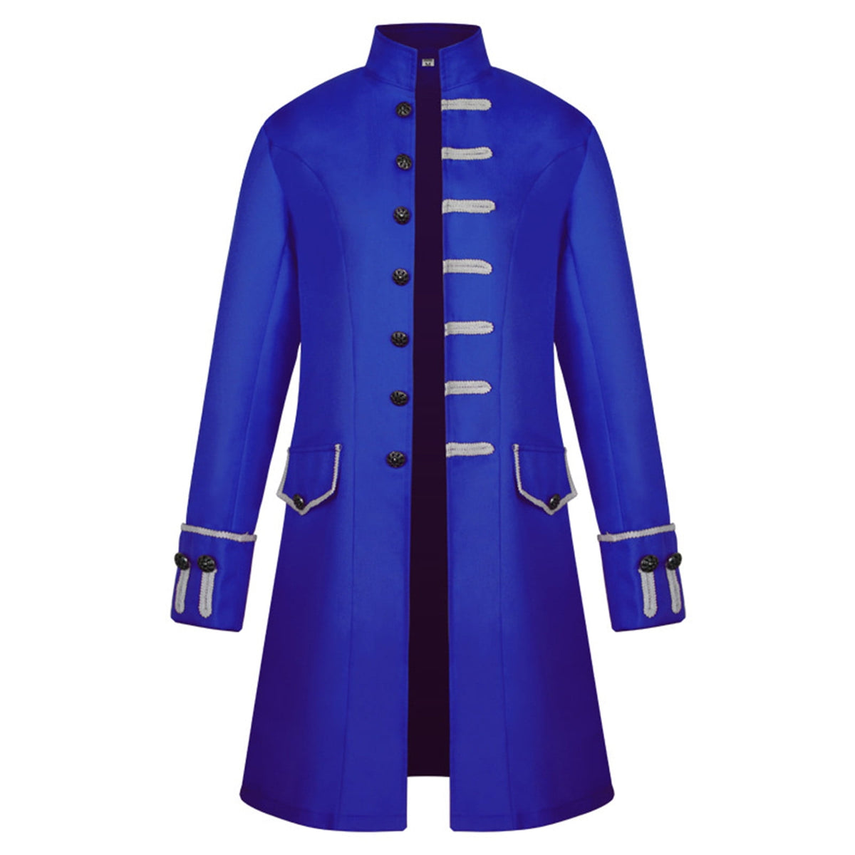 Lilgiuy Mens Steampunk Vintage Tailcoat Goth Jacket formal Retro Renaissance Frock Coat Uniform Medieval Halloween Costume for Dating Wedding