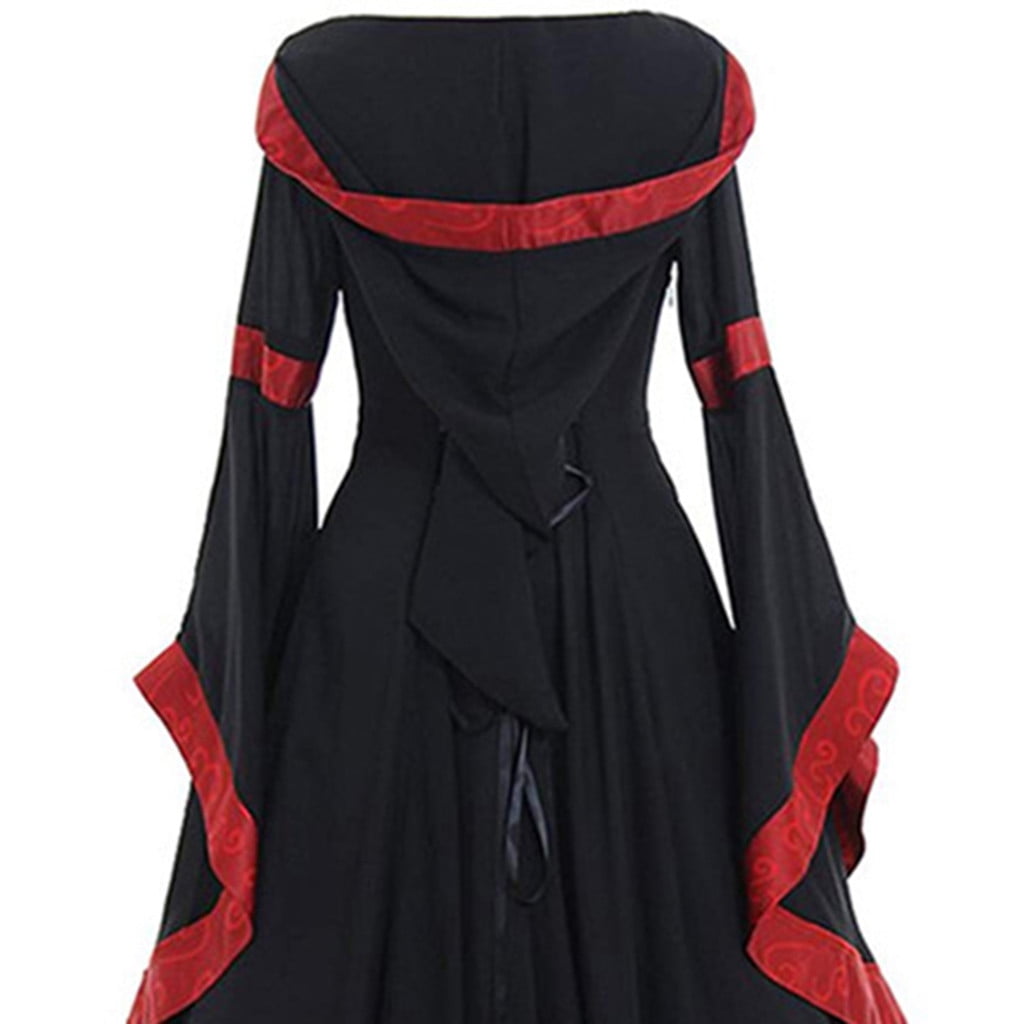 Babysbule Womens Summer Dresses, Women's Vintage Celtic Medieval Floor Length Renaissance Gothic Cosplay Dress