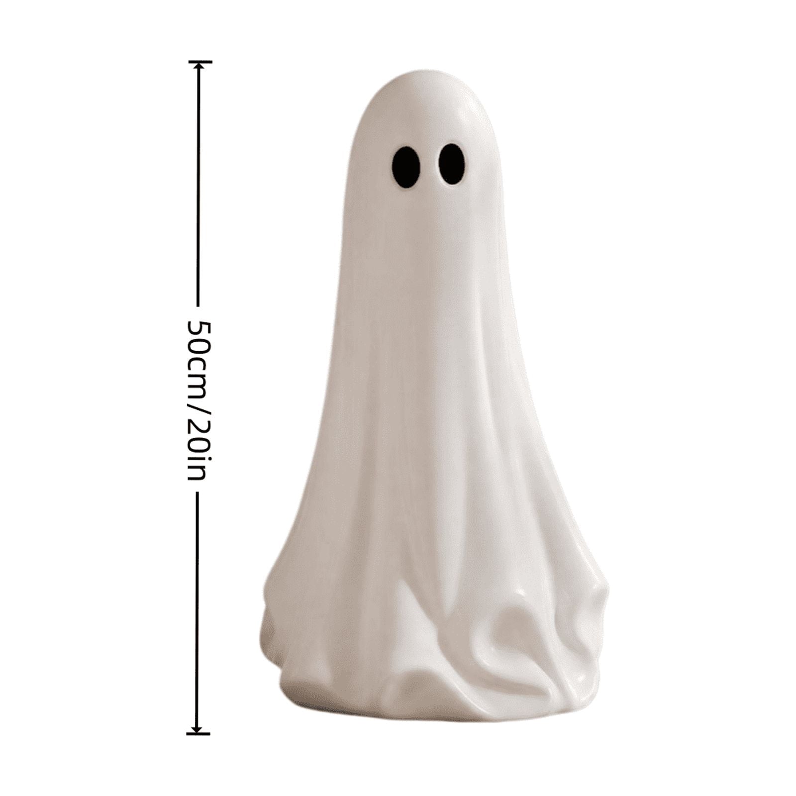 Halloween Ghost Decor 10", Witch Ghost Figurine for Porch Table, 1 Pack
