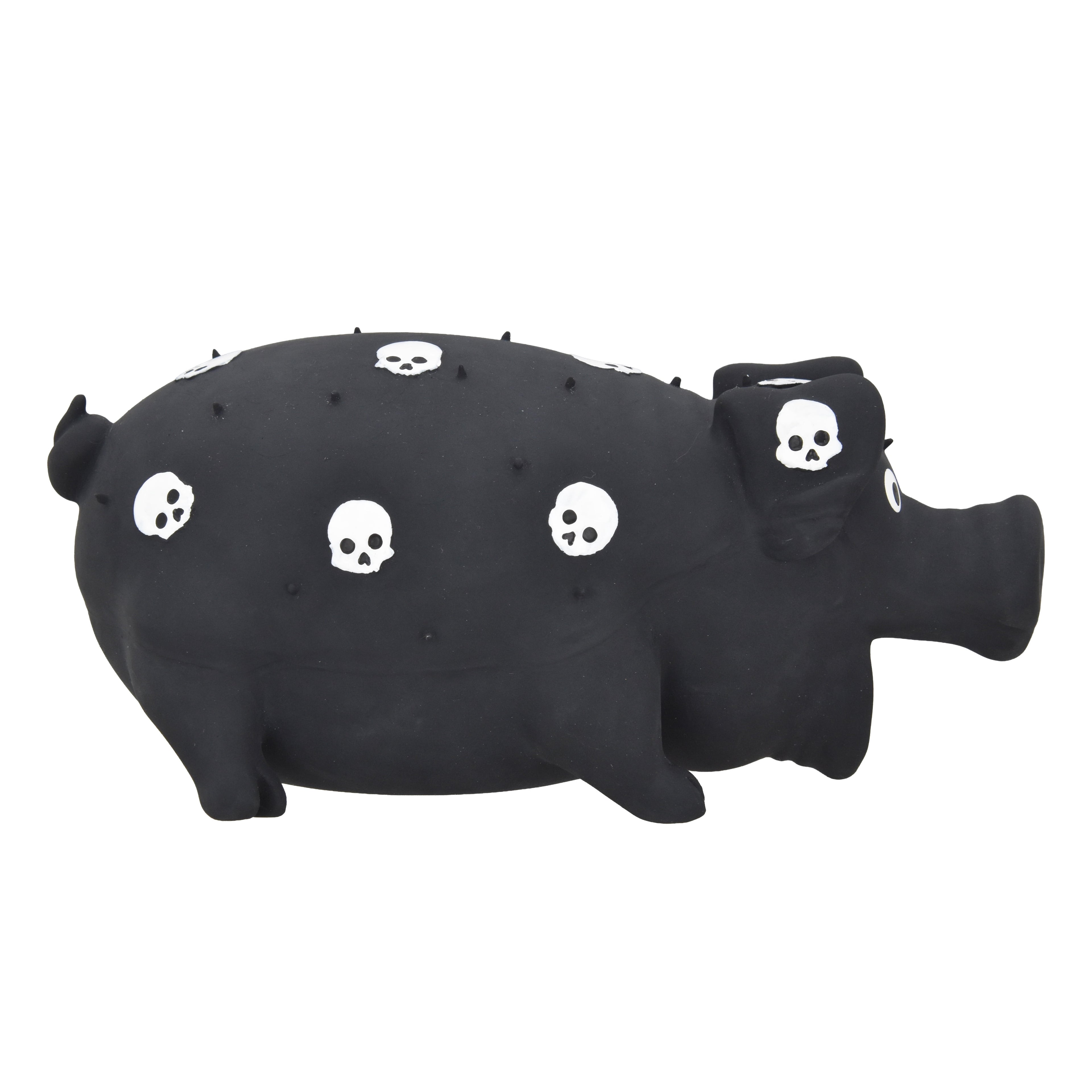 Vibrant Life Halloween Pigglesworth with Skulls Dog Toy