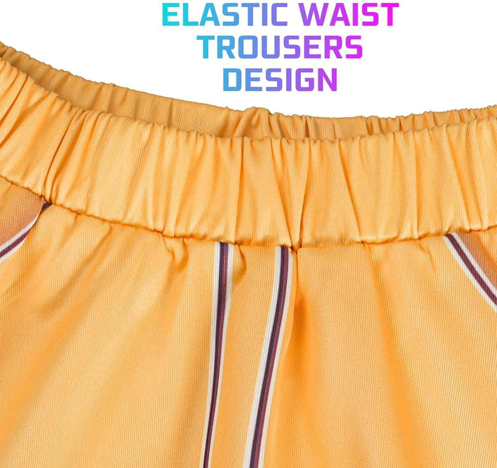 ZUITEH Halloween Anime Cosplay Miras Costumes,Popular Singer Idol Group T-Shirts Skirt Suit With Wig Full Set, Pop Star Dress Up Stage Outfits For School Party Carnival Festival Performance