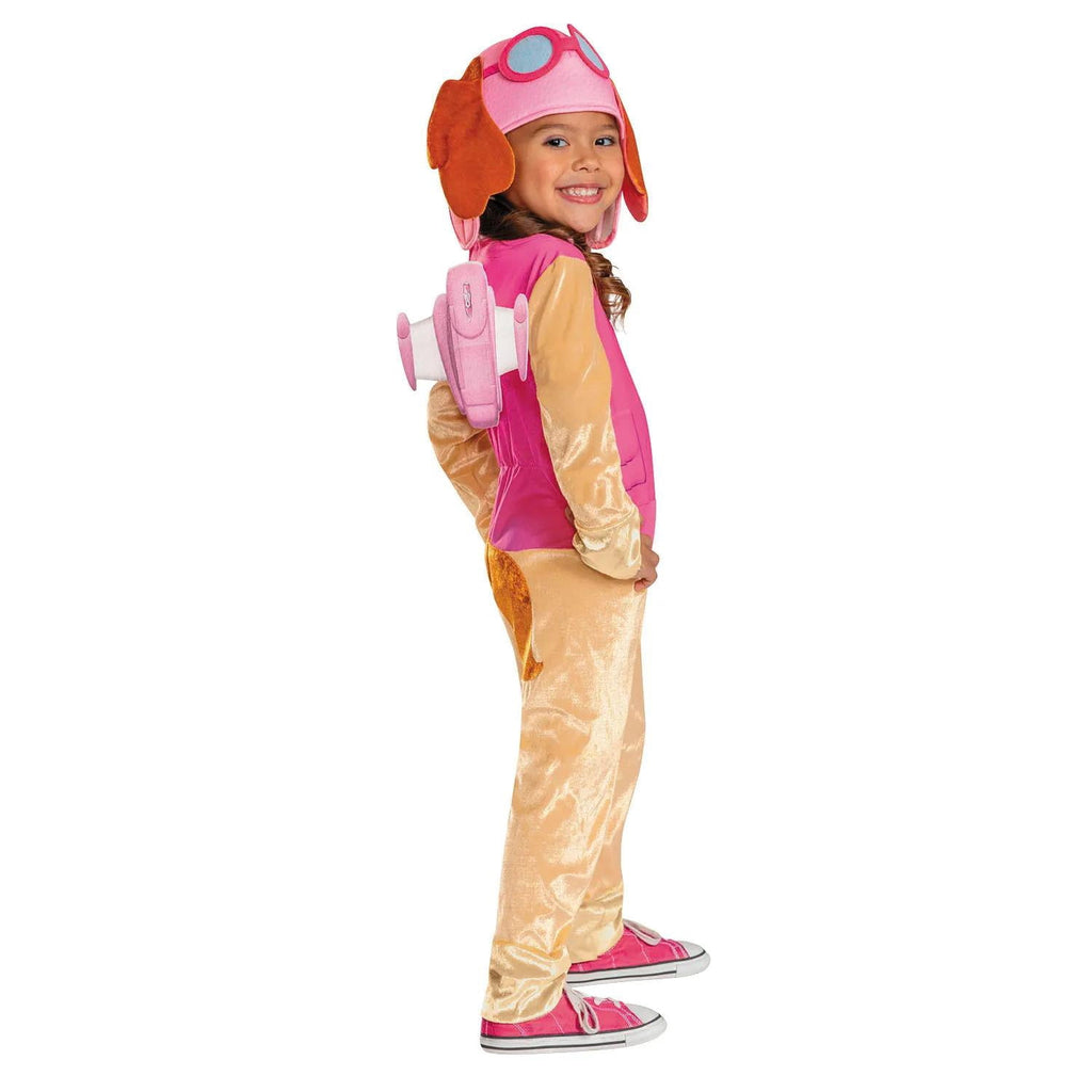 PAW Patrol Girls' Skye Classic Costume Jumpsuit - Pink Large 4-6X