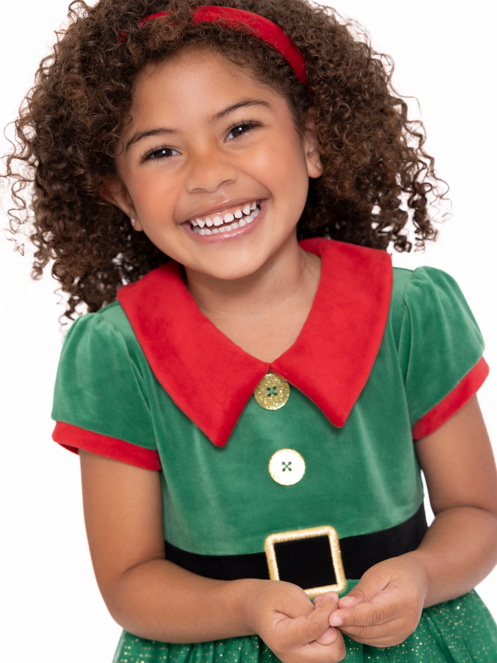 Toddler Girl Elf Velour Cosplay Dress, Sizes 12M-5T