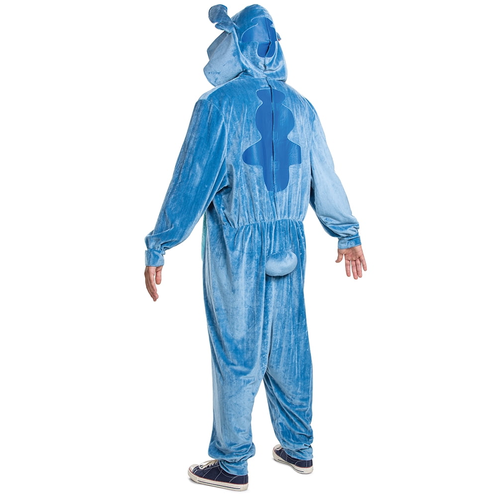 Disney Lilo & Stitch 'Stitch' Jumpsuit Halloween Costume for Adults, Mens Size L (36/38), by Disguise