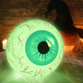 Summercome Halloween Inflatable Eyeball,16inch Halloween Huge Glowing Inflatable Eyeballs, 12 Changeable Colors with Remote Control, Suitable for Halloween Parties, Horror Themed Parties Supplies, Gre