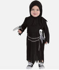 Amscan Toddler Baby Grim Reaper Skeleton Suit Halloween Costume - Infant 6-12 Months