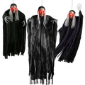 Ayieyill 3 Pack Hanging Skeleton Ghosts for Halloween Decorations Outdoor, Grim Reaper for Halloween Decor