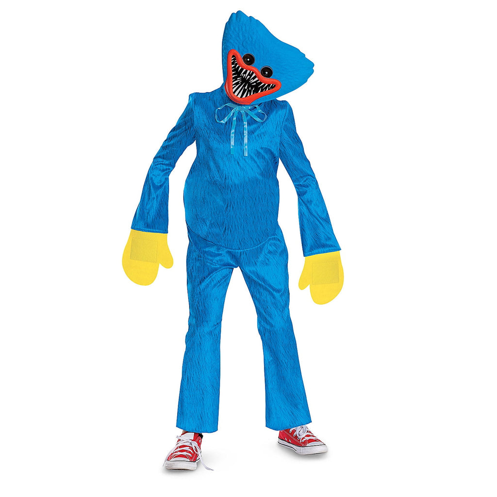 Disguise Boys' Poppy's Playhouse Huggy Wuggy Classic Costume - Size 10-12 - Blue