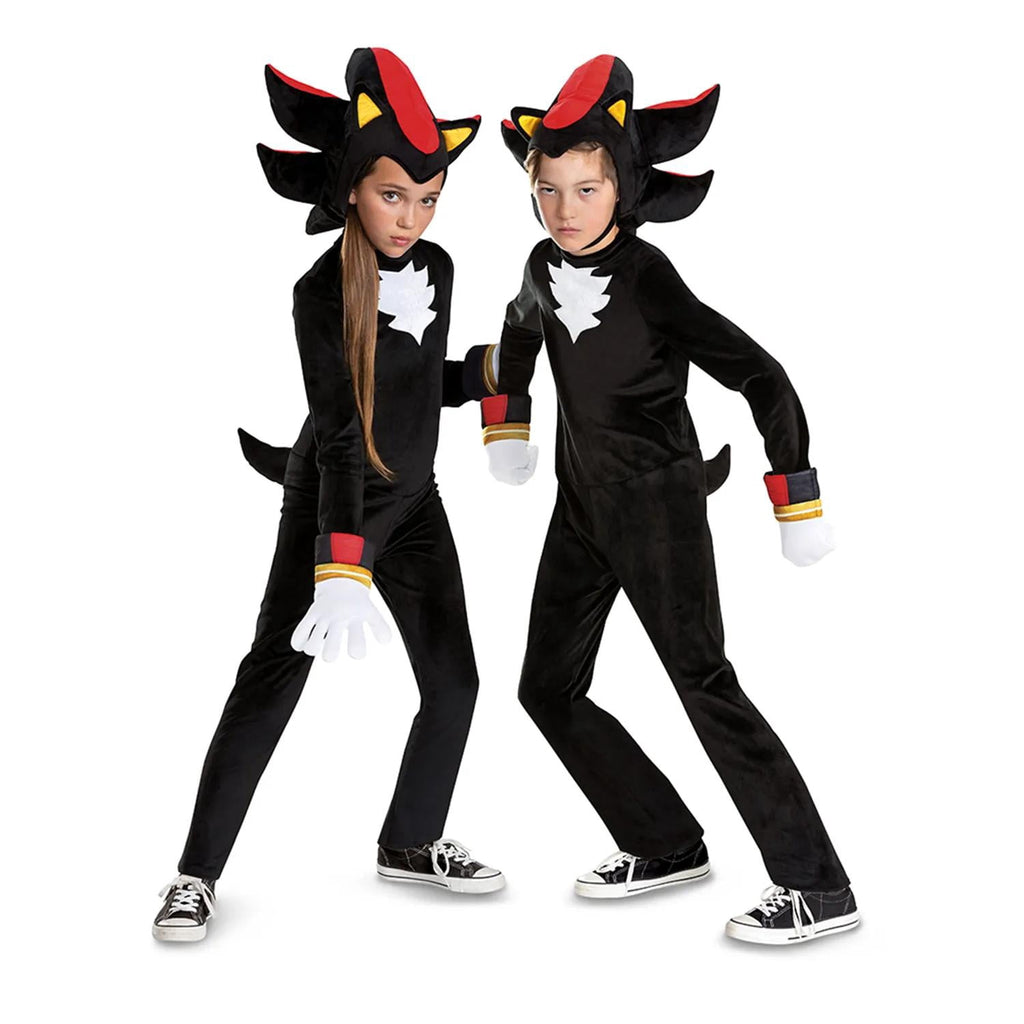 Disguise Boys' Sonic The Hedgehog 3 Shadow The Hedgehog Deluxe - Size 10-12 - Black