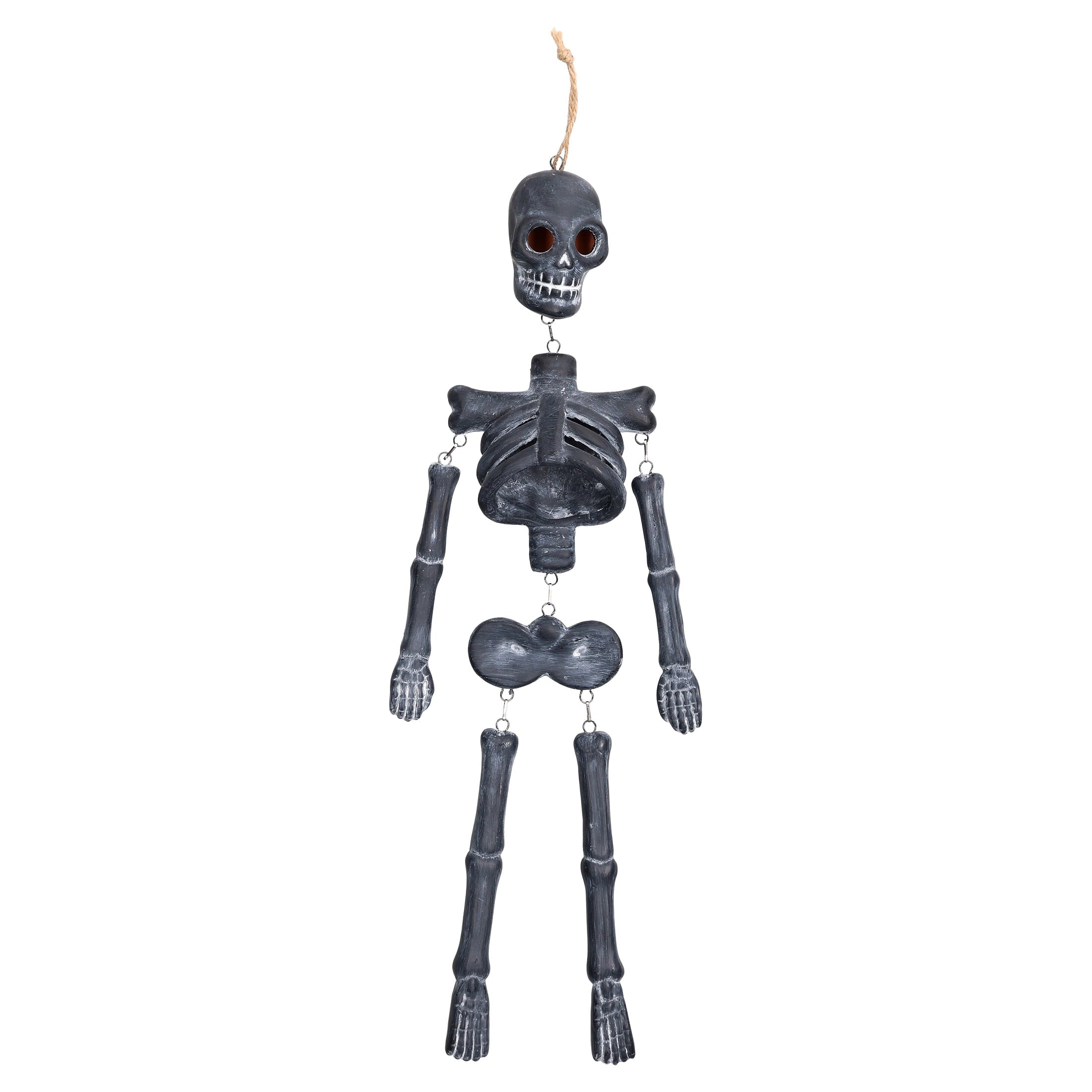 Skeleton Wall Decoration, Black, 16.7", Halloween by Way To Celebrate