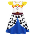 Benylion Girls Cowgirl Costume Summer Dress Toddler Princess Dress up for Kids Birthday Outfits Halloween Role Play Clothes for 3-4 Years