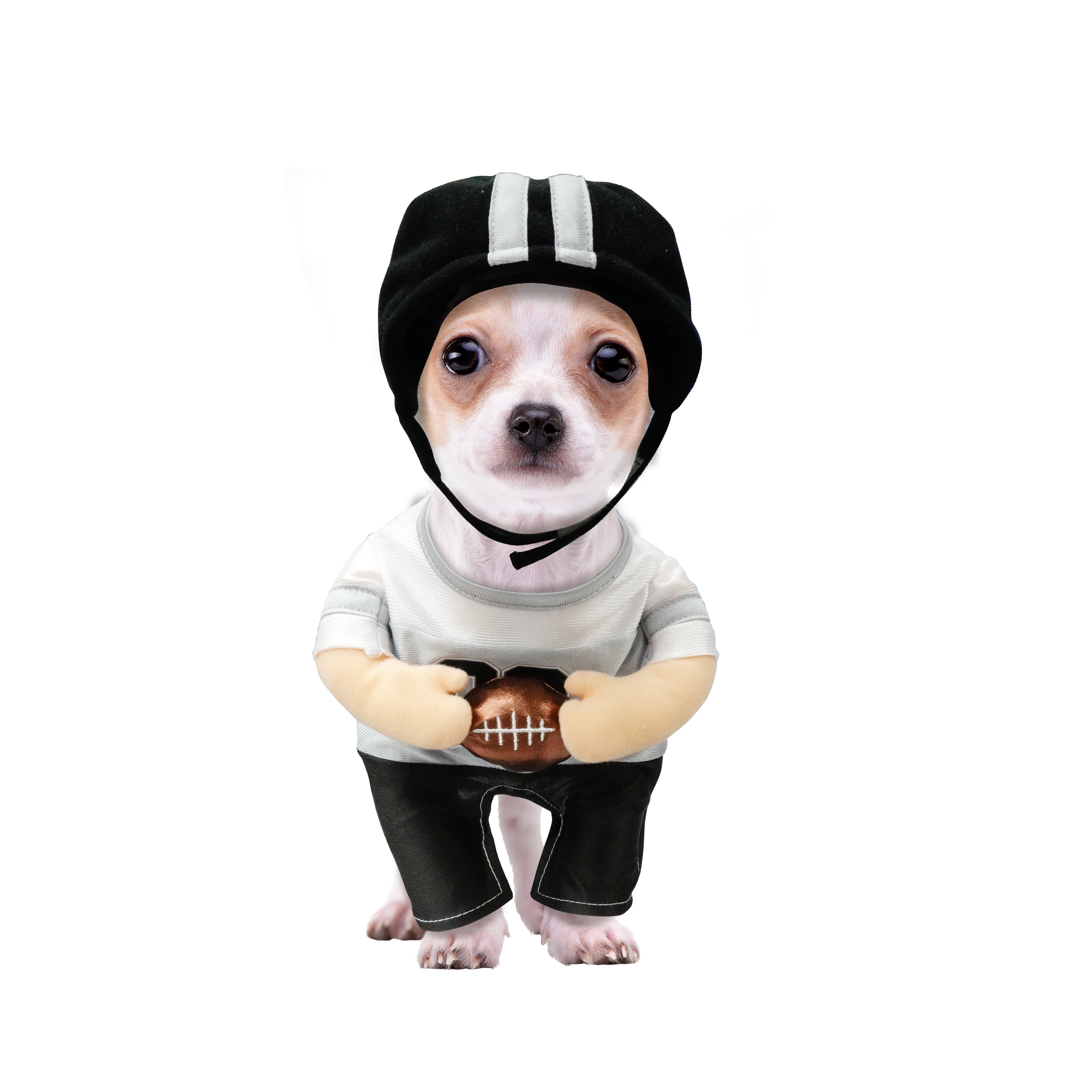 Best Furry Friends Costume for Dogs or Cats, Football Player, Large
