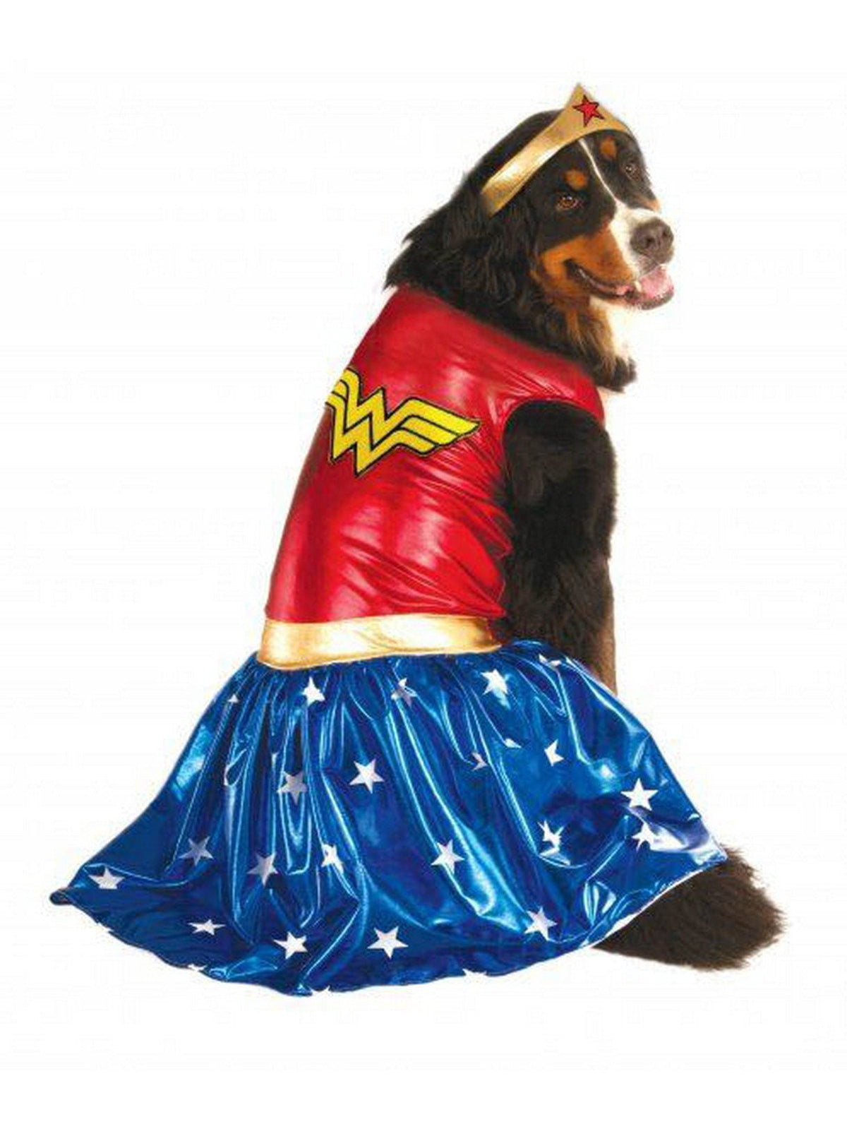 DC Comics Wonder Woman Pet Costume for Big Dogs by Rubies, 2XL