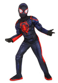 Boys' Marvel Miles Morales Spider-Man Qualux Costume by Jazwares - Size Small