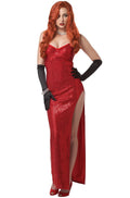 California Costumes Jessica Rabbit Sexy Women's Halloween Fancy-Dress Costume for Adult, S
