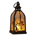 Cheapark Halloween Lanterns Decorations, Battery Operated Black Pumpkin Witch Lanterns, Flickering Light For Indoor Party Home Decor