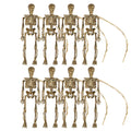 Darzheoy 8 Pack Halloween Skeleton Decorations, Halloween Skeleton with Movable Posable Joints, Skeleton for Yard Garden Props Decor