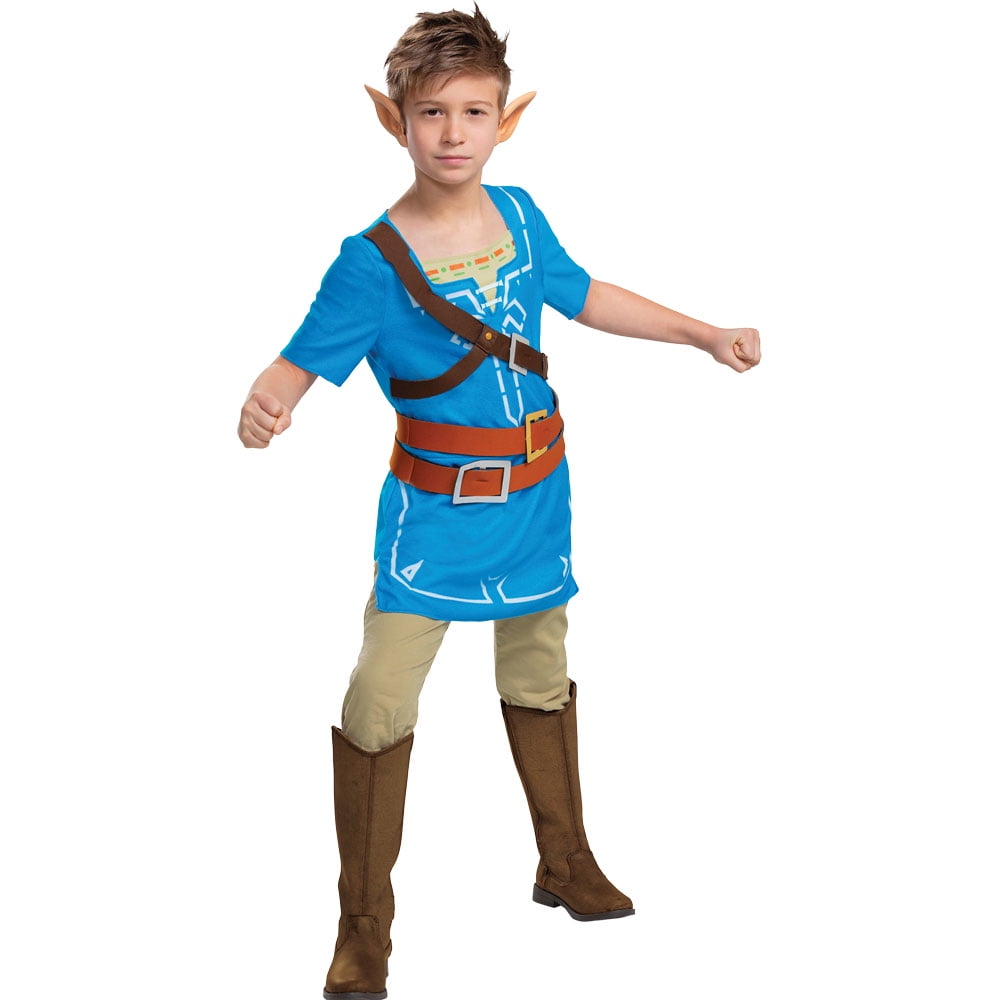 Disguise Legend of Zelda Link Classic Halloween Fancy-Dress Costume for Child, Little Boys M (7-8)