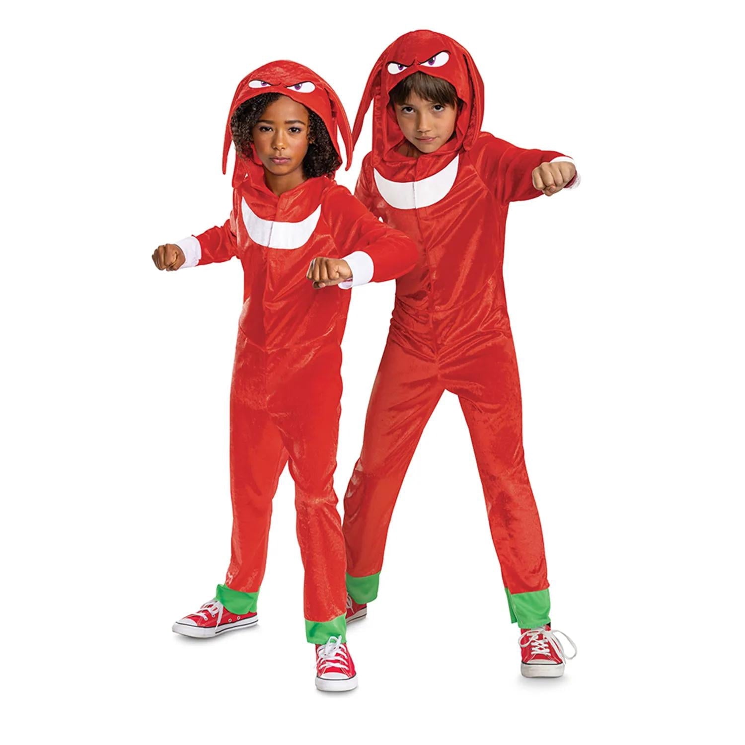 Disguise Boys' Sonic The Hedgehog 3 Knuckles Classic - Size 4-6 - Red