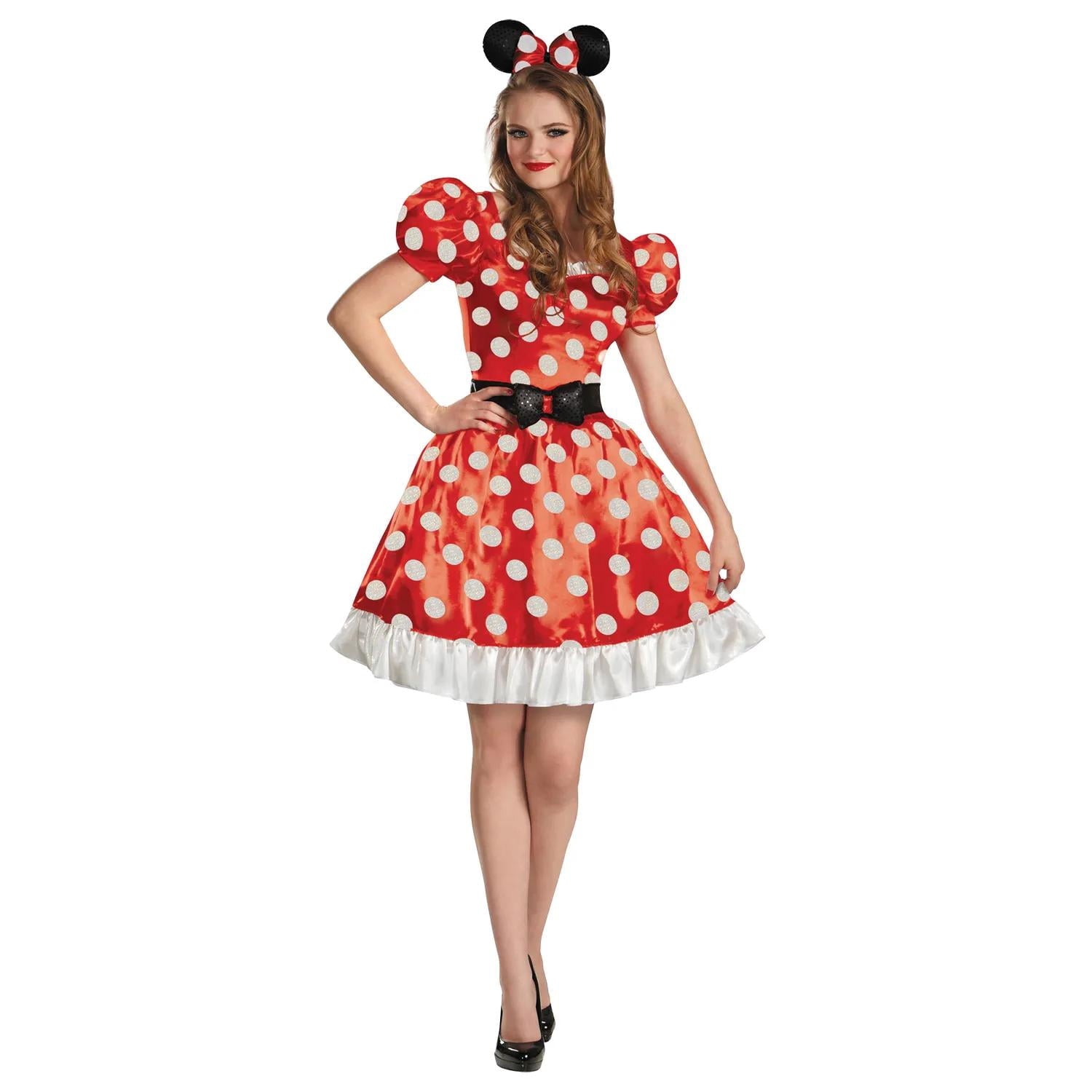 Disguise Womens Minnie Mouse Costume - Size Medium