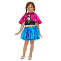 Disney Frozen Princess Anna Little Girls Faux- Fur Dress Infant to Big Kid