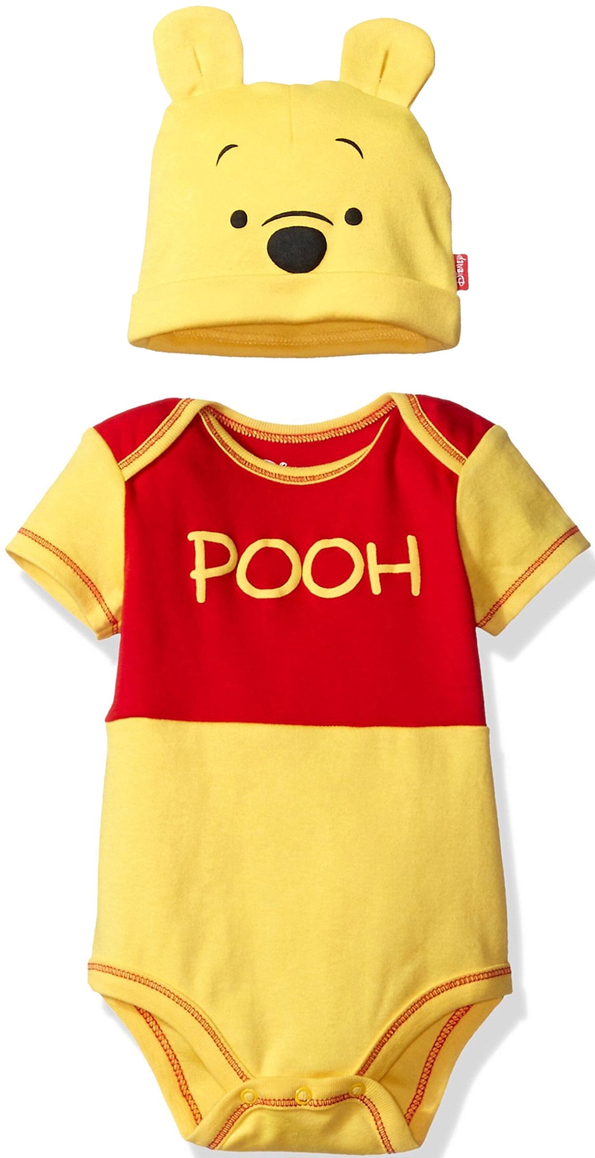 Disney Winnie the Pooh Baby Boy or Girl 2-Piece Cosplay Bodysuit and Hat Set Light Blue Eeyore