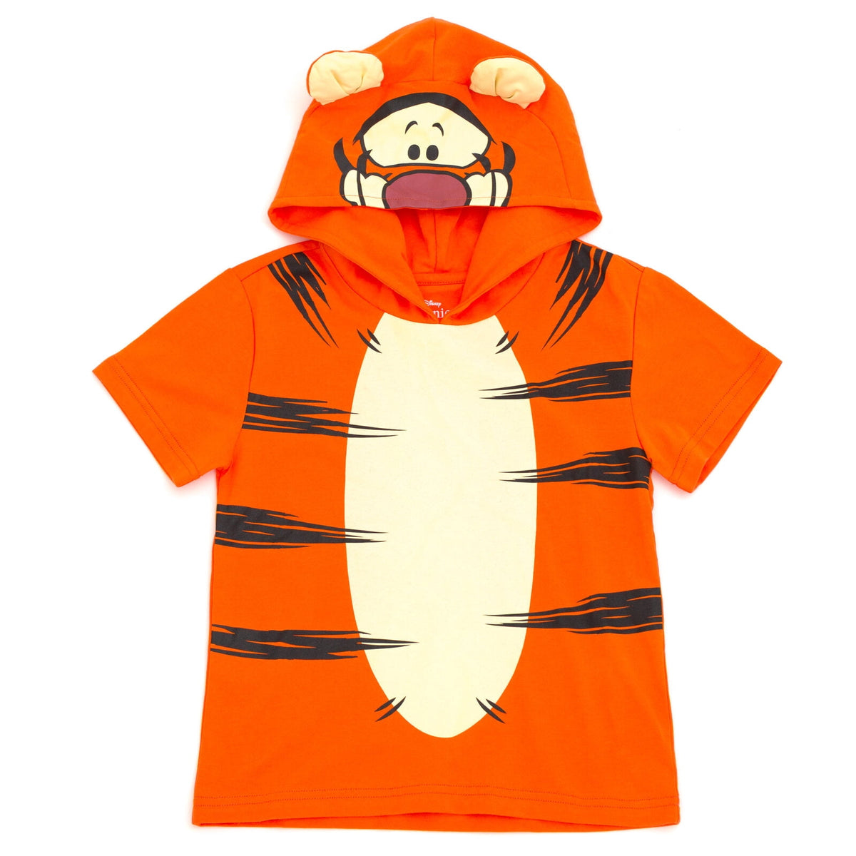 Disney Winnie the Pooh Little Boys' Cosplay Short Sleeve Hooded T-Shirt Eeyore Blue Grey