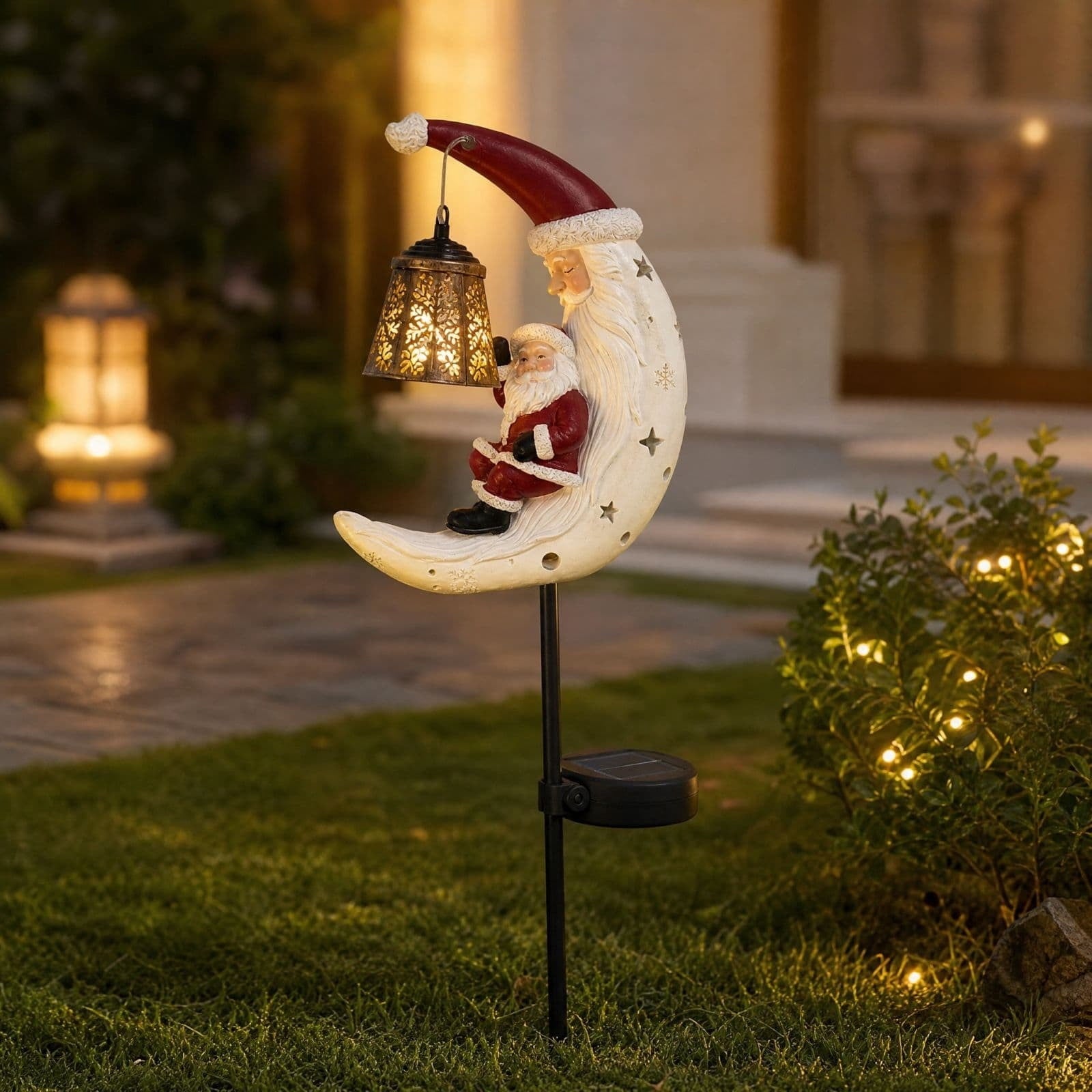 Halloween Witch Cauldron Garden Stake Lights, 2.7Ft LED Color Waterfall-Style Light Flow Flying Witch Garden Stake, Waterproof Weather Resistant Projector Lights for Outdoor Yard, Lawn, Pathway