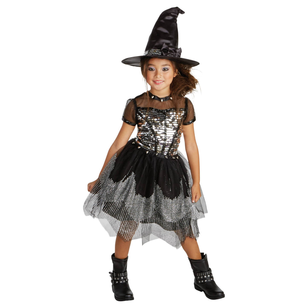 Rocking Witch Halloween Costme for Children, Girls Size L (10/12), by Way to Celebrate