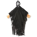 Ghost Face Scarecrow, Black, 60", Halloween Plastic Outdoor Decoration, by Fun World