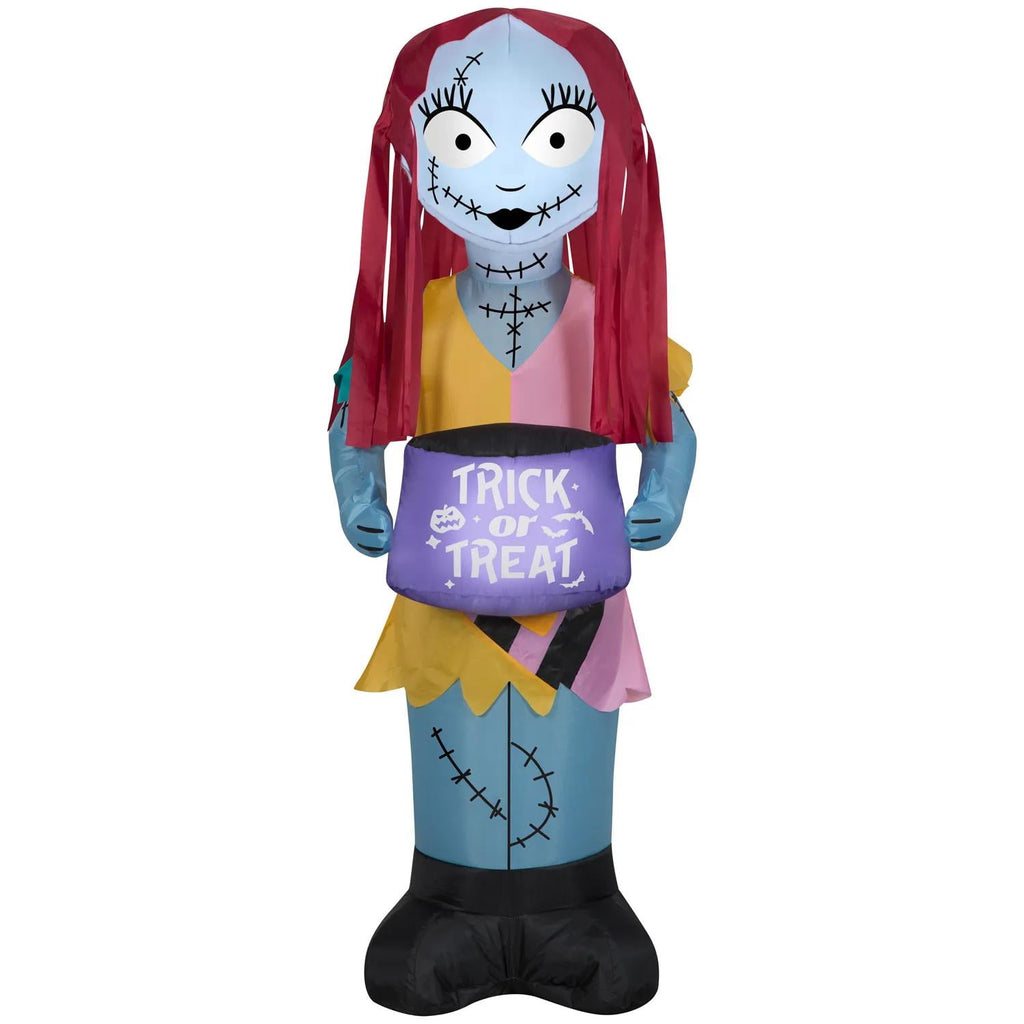 42 Airblown Blowup Inflatable Nightmare Before Christmas Sally with Treat Sack Halloween Outdoor Yard Decoration