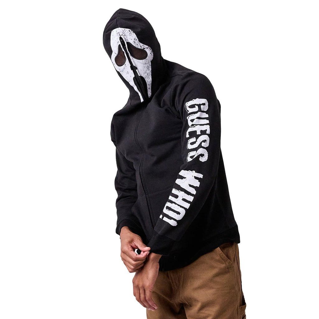 Ghostface Men's Full-Zip Cosplay Hoodie -XL