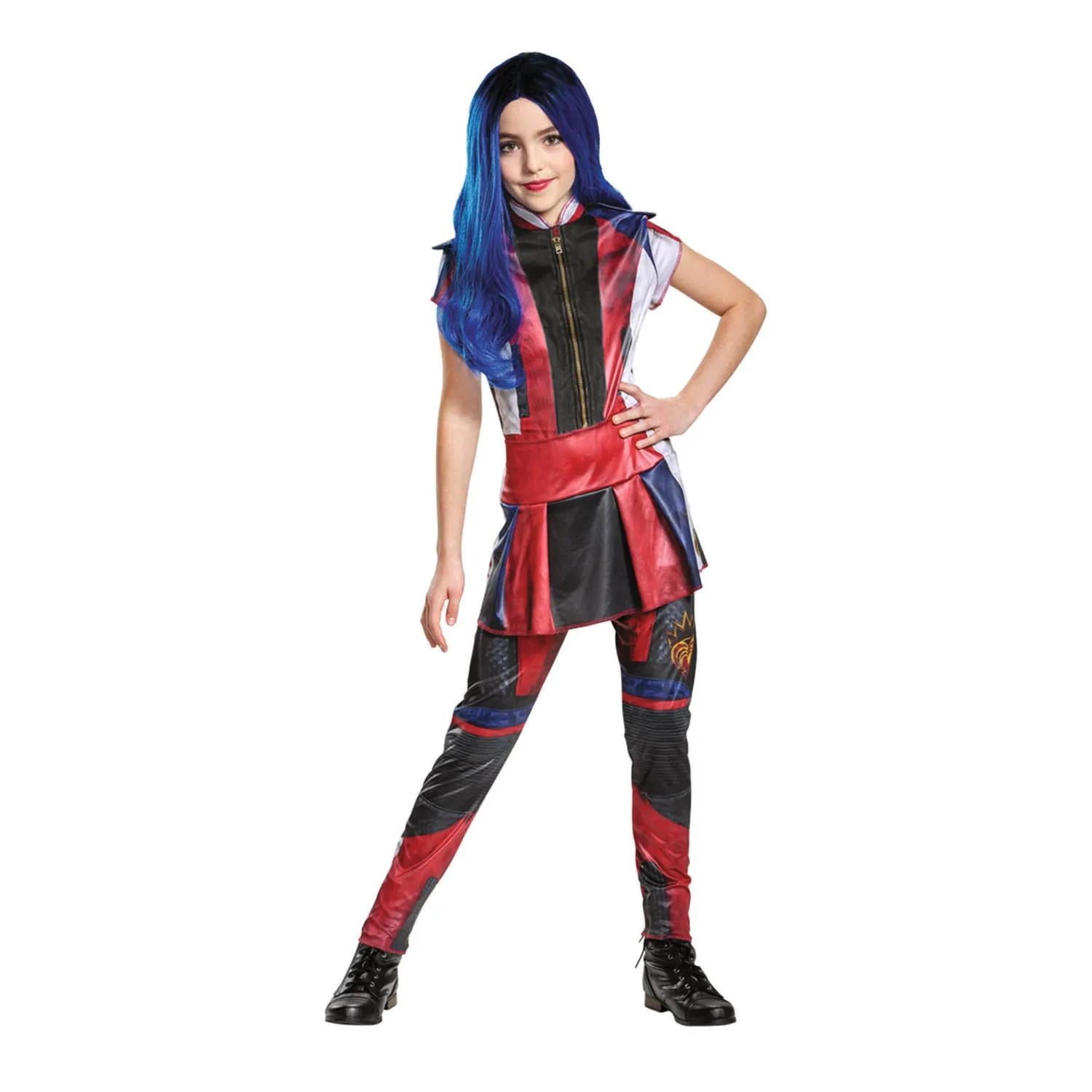 Disguise Kids Halloween Villain Costume, Evie Dress, Polyester, Size 7-8