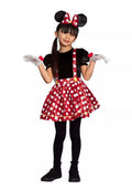 Girl's Toddler Red Minnie Mouse Costume