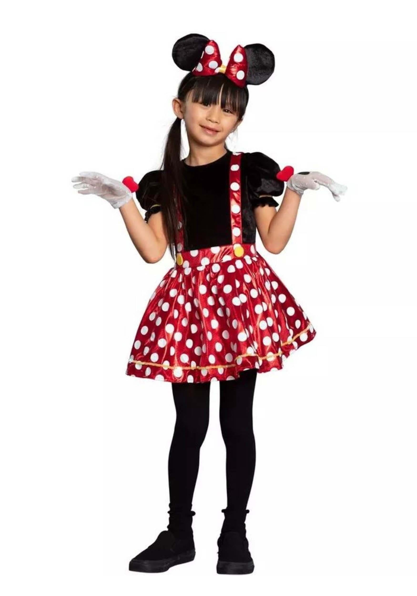 Girl's Toddler Red Minnie Mouse Costume