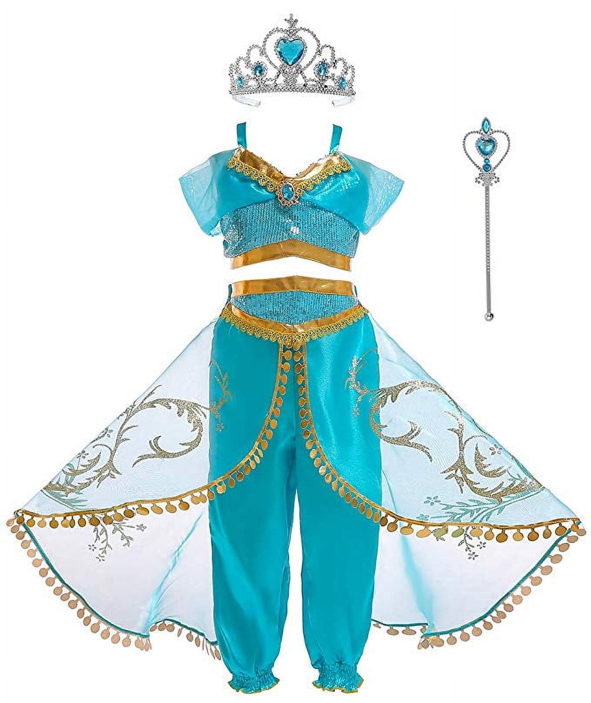 Girls Costume Princess Dress Party Cosplay for Kids Toddler Child Teen
