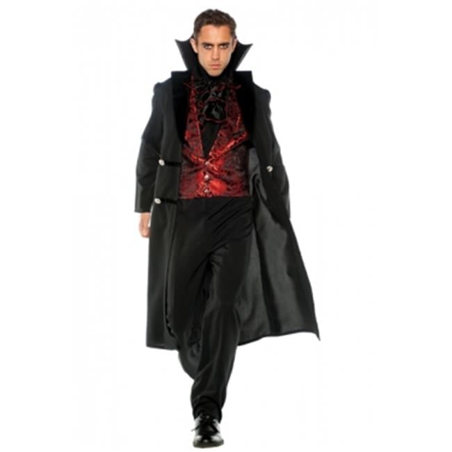Underwraps Mens Black and White Dashing Pirate Costume - Size XX Large