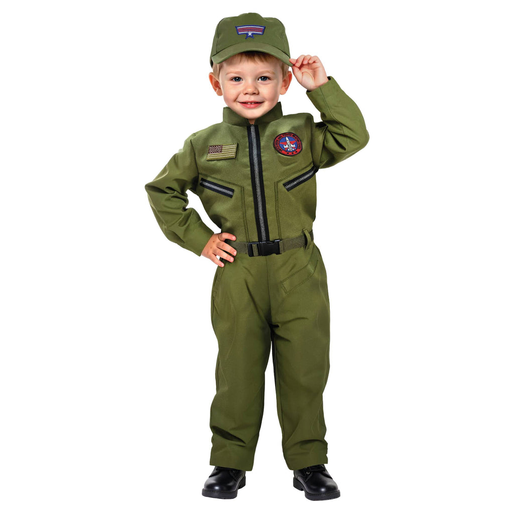 Fighter Pilot Halloween Costume for Infant 12-18M, by Way to Celebrate
